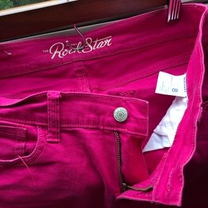 Magenta jeggings